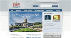 Desktop Screenshot of kentuckyjusticeassociation.org